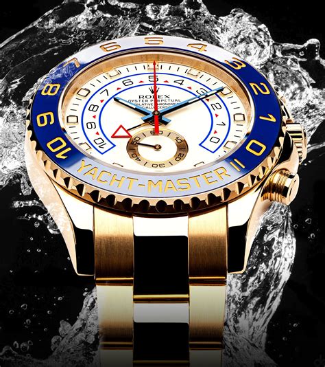 rolex yacht master ii gold blue|yellow gold yacht master 2.